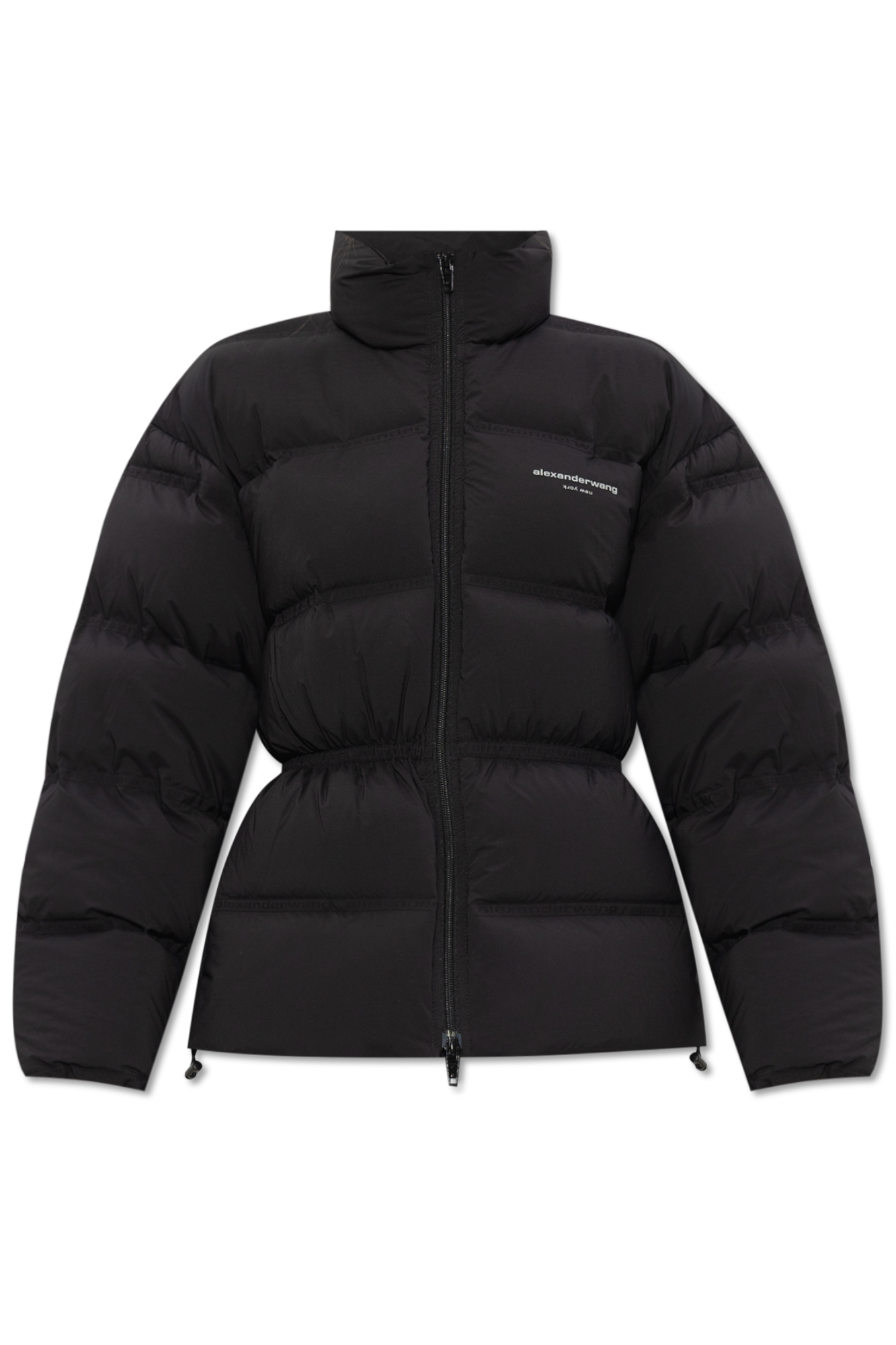 Black Down jacket with logo Alexander Wang - Perfect Shirt